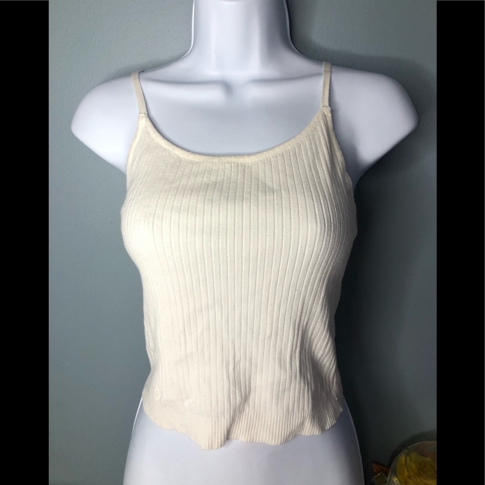 White crop tank